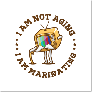 I am not aging I am marinating II Posters and Art